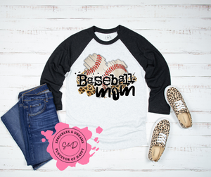 Baseball Mom Love Raglan