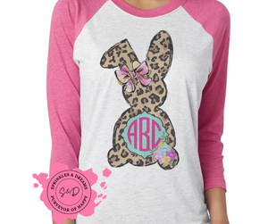 Bunny Initial Raglan