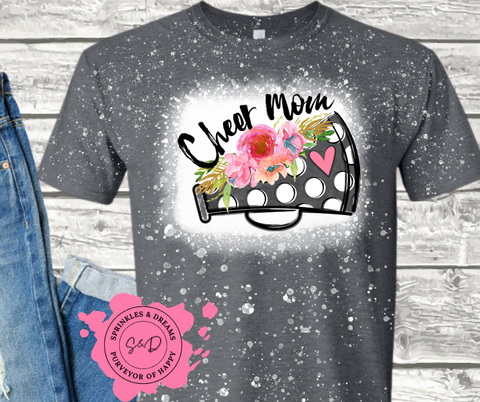 Cheer Mom Chalk Bleached