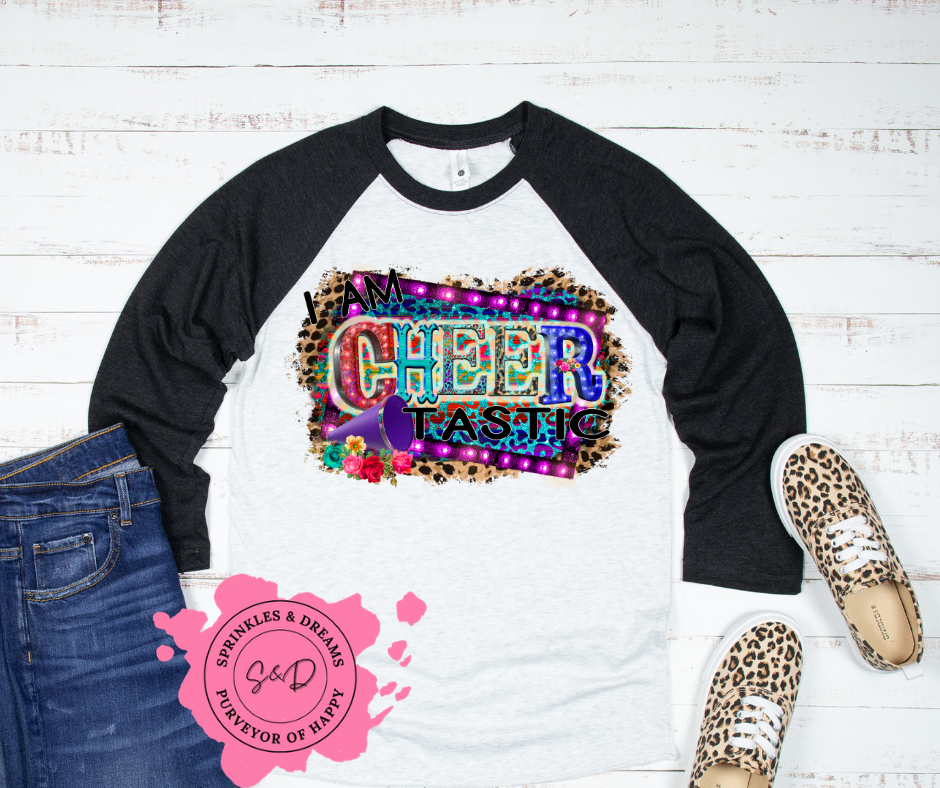 Cheertastic Stripe Raglan