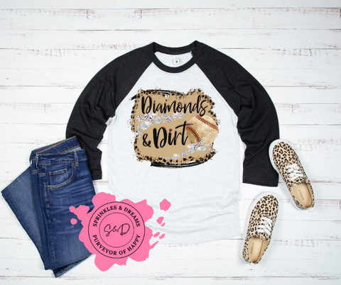 Diamonds and Dirt Raglan