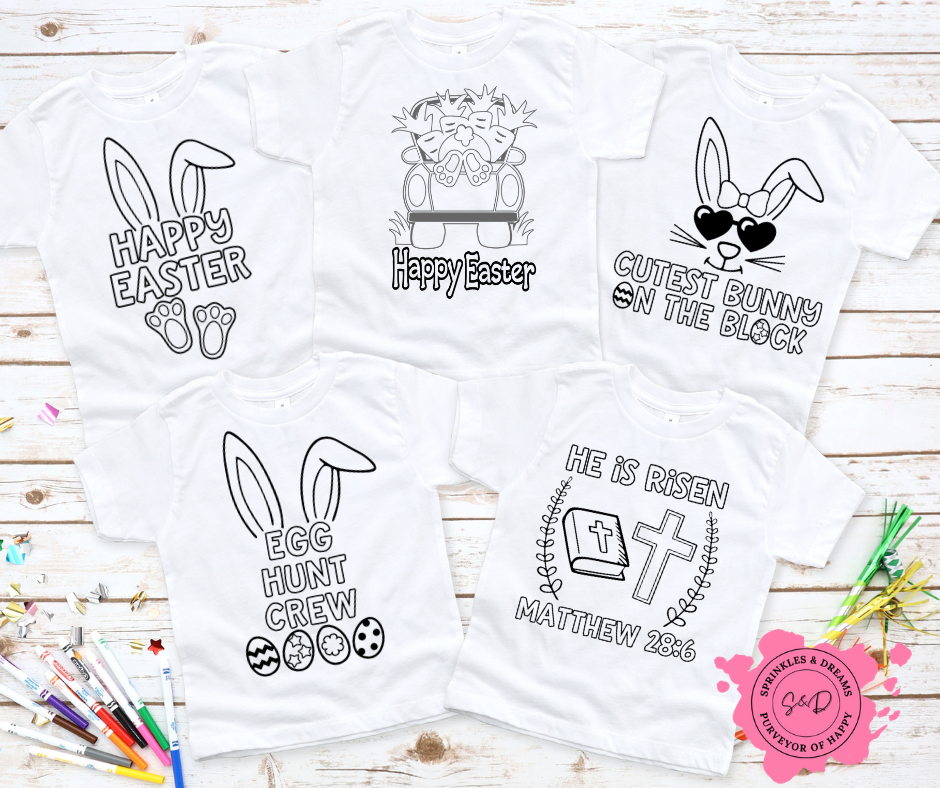 Easter Coloring Shirt