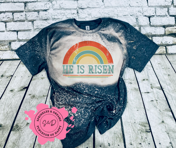 He is Risen Bleached T-shirt