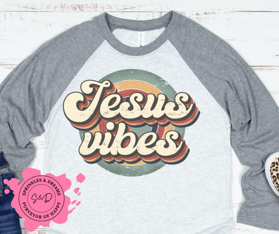 Jesus Vibes Raglan